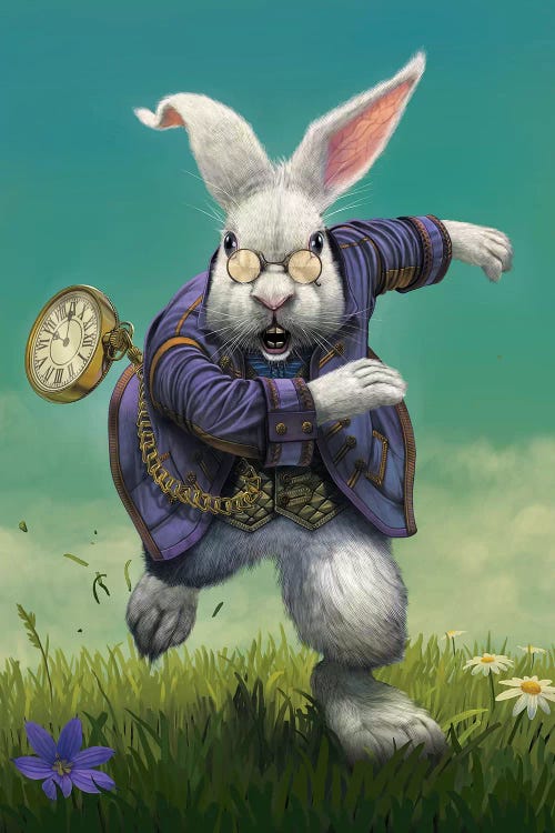 White Rabbit by Vincent Hie wall art