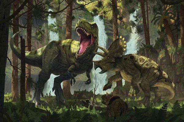 Kids Dinosaur Art: Protection by Vincent Hie