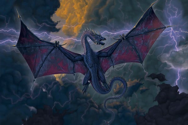 Dragons: Thunder Dragon by Vincent Hie