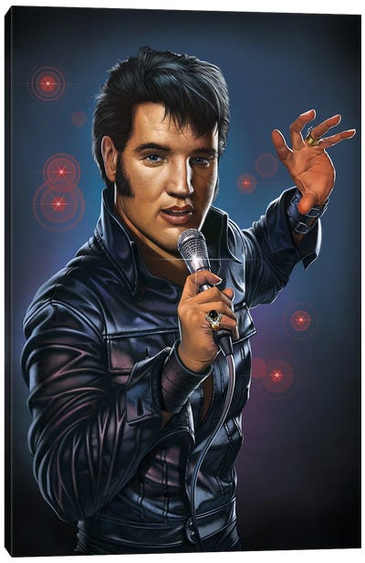 Elvis 1968 Comeback Canvas Art Print - Vincent Hie