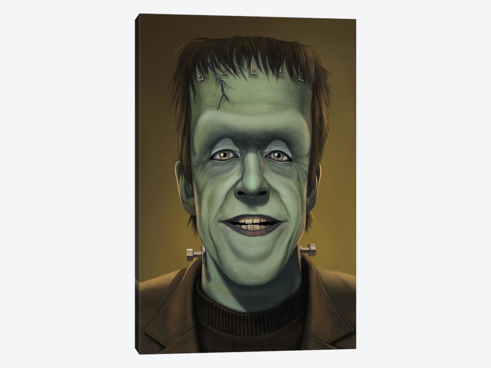 Herman Munster by Vincent Hie 1-piece Canvas Wall Art