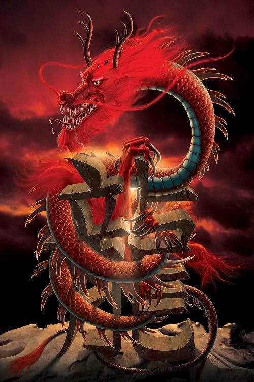 welsh dragon art