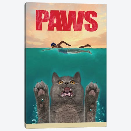 Paws II Canvas Print #HIE127} by Vincent Hie Canvas Print
