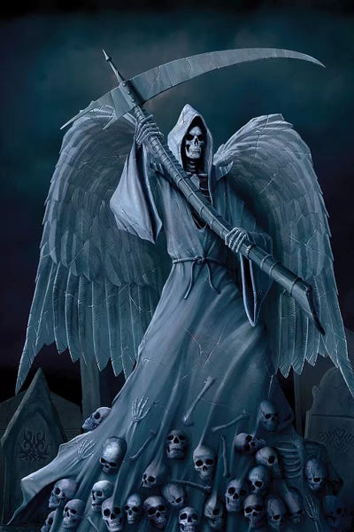 Death On A Hold by Vincent Hie framed wall art