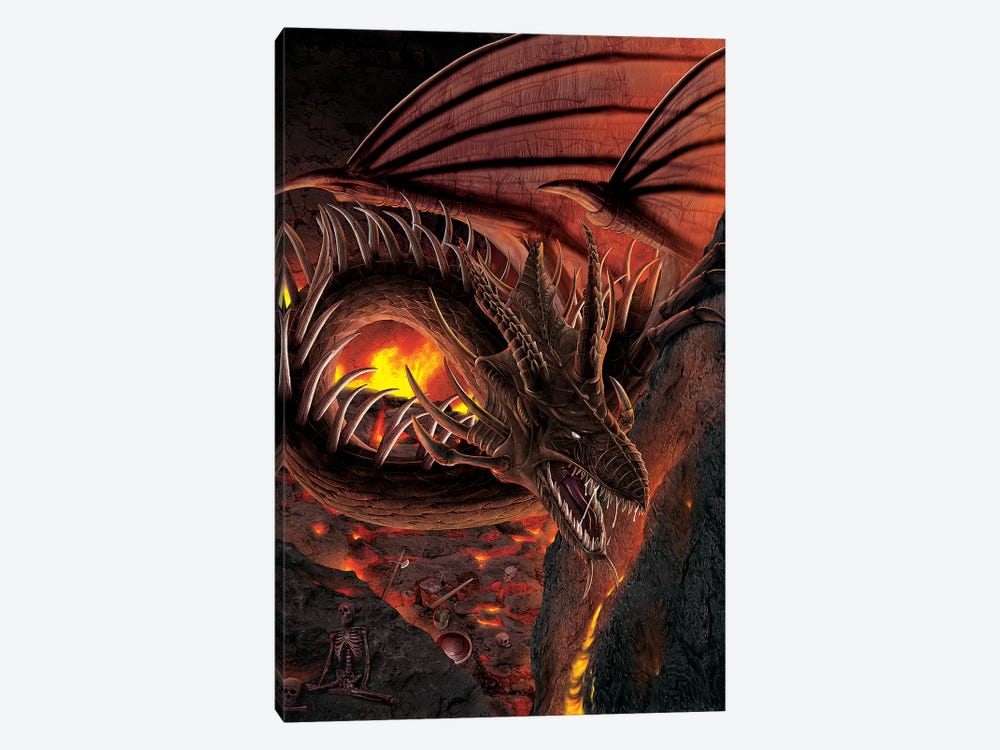 Hellfire Dragon by Vincent Hie 1-piece Canvas Art