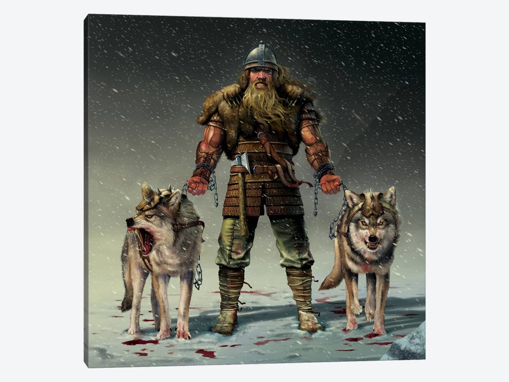 Mountain Viking by Vincent Hie 1-piece Canvas Wall Art