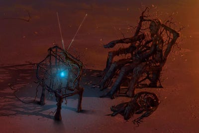 Remote by Vincent Hie framed canvas print