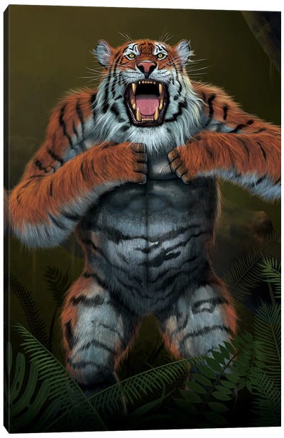 Tigerilla Canvas Art Print - Vincent Hie