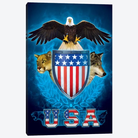 USA Trinity Canvas Print #HIE56} by Vincent Hie Canvas Print
