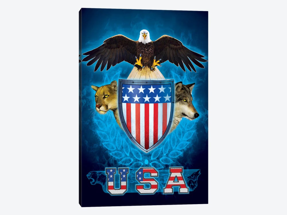USA Trinity by Vincent Hie 1-piece Canvas Artwork