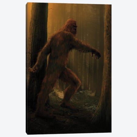 Bigfoot  Canvas Print #HIE64} by Vincent Hie Canvas Wall Art