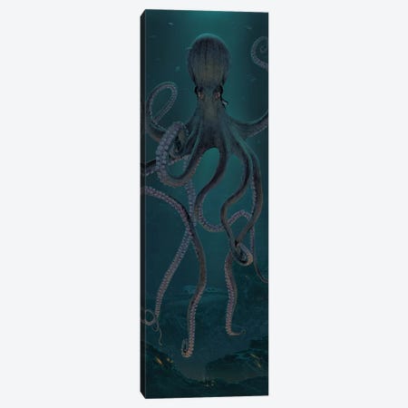 Giant Octopus Canvas Print #HIE76} by Vincent Hie Canvas Art Print