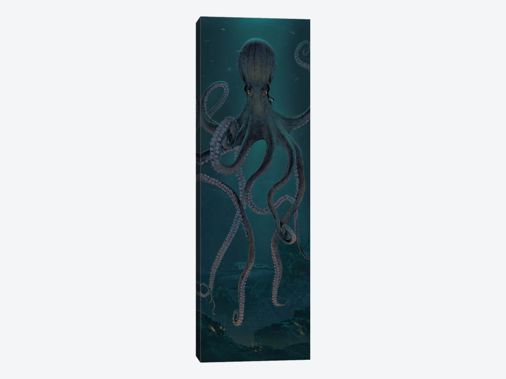 Giant Octopus by Vincent Hie 1-piece Canvas Art