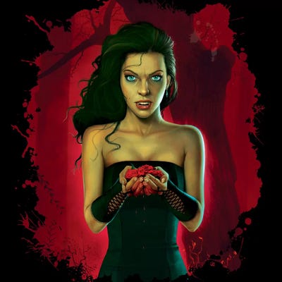 Blood Roses by Vincent Hie canvas print