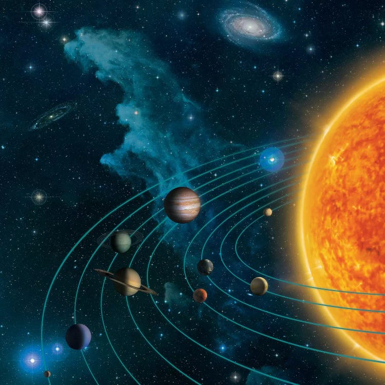 Solar System by Vincent Hie wall art