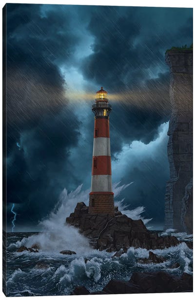 Unbreakable Canvas Art Print - Lighthouse Art