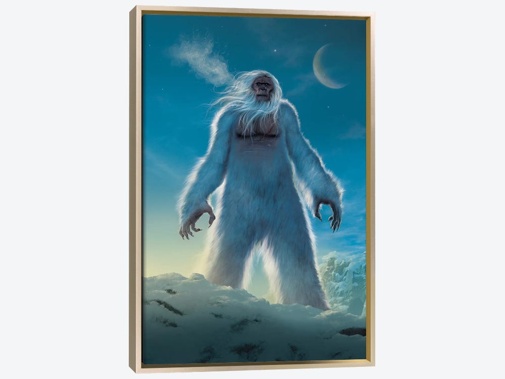Giant Yeti - Canvas, Framed, Metal, or Acrylic - Free Shipping! Free 8x8  Canvas with any purchase! (See Personalization Field)