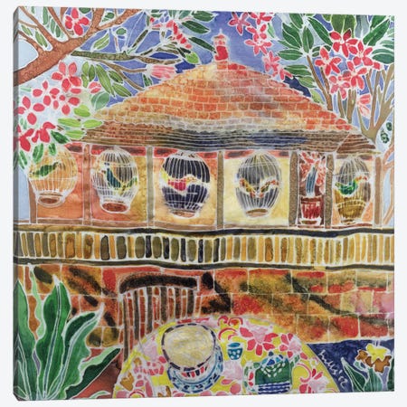 Lotus Cafe, Ubud, Bali, 2002 Canvas Print #HIS5} by Hilary Simon Canvas Artwork