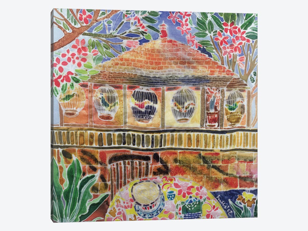 Lotus Cafe, Ubud, Bali, 2002 by Hilary Simon 1-piece Canvas Artwork