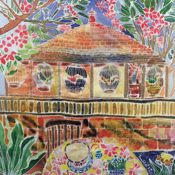 Indonesia: Lotus Cafe, Ubud, Bali, 2002 by Hilary Simon