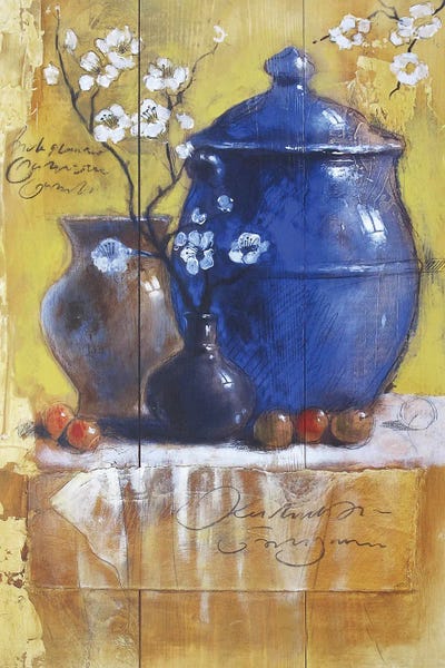 Canvas Print: Blue Classic I by Hans Jochem Bakker - thumbnail