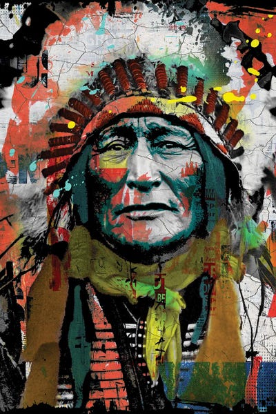 Canvas Print: Indian Power I by Hans Jochem Bakker - thumbnail