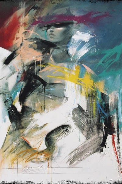 Canvas Print: Lady Snake by Hans Jochem Bakker - thumbnail