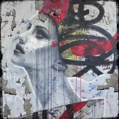 Canvas Print: Red Love by Hans Jochem Bakker - thumbnail