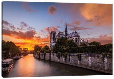 Cathedral Sunset Canvas Art Print