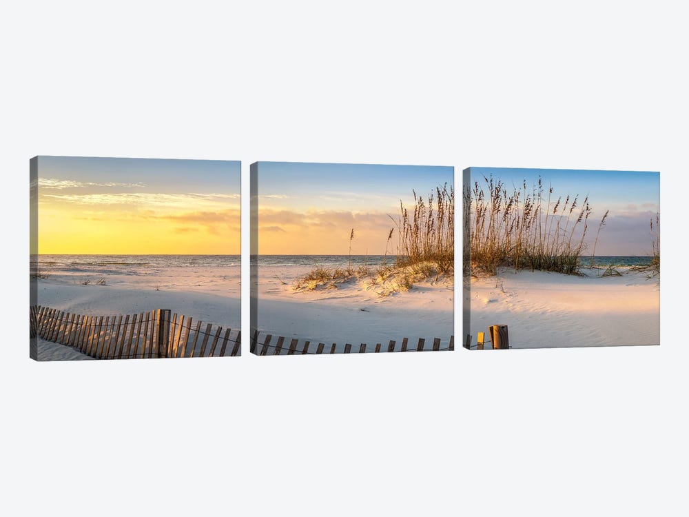 Pensacola Beach Sunrise by H.J. Herrera 3-piece Canvas Art Print