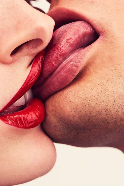 Lips: The Kiss II by Henrik Bulow