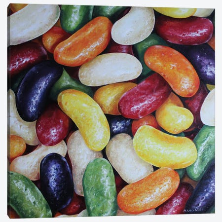 Cool Beans Canvas Print #HKC34} by Hanna Kaciniel Canvas Artwork