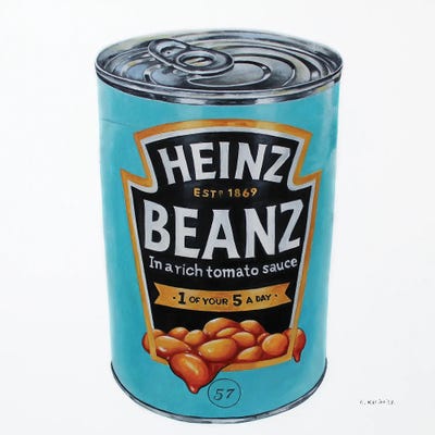 Beans There Before by Hanna Kaciniel framed canvas print
