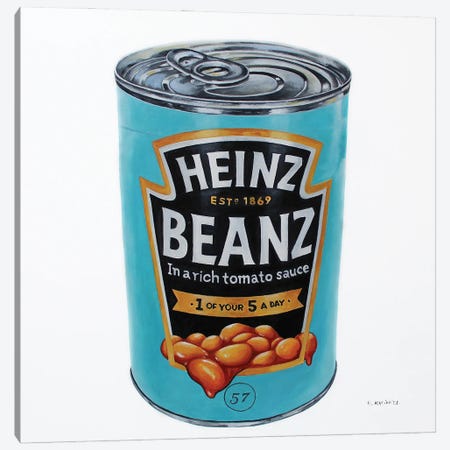 Beans There Before Canvas Print #HKC41} by Hanna Kaciniel Canvas Art