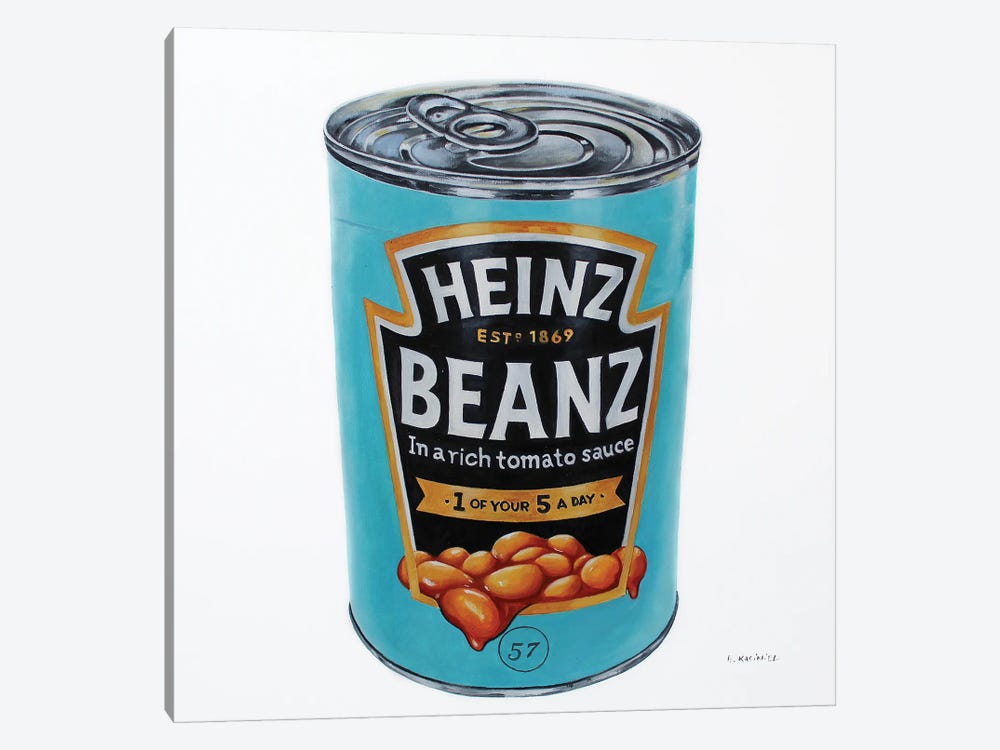 Beans There Before by Hanna Kaciniel 1-piece Canvas Artwork