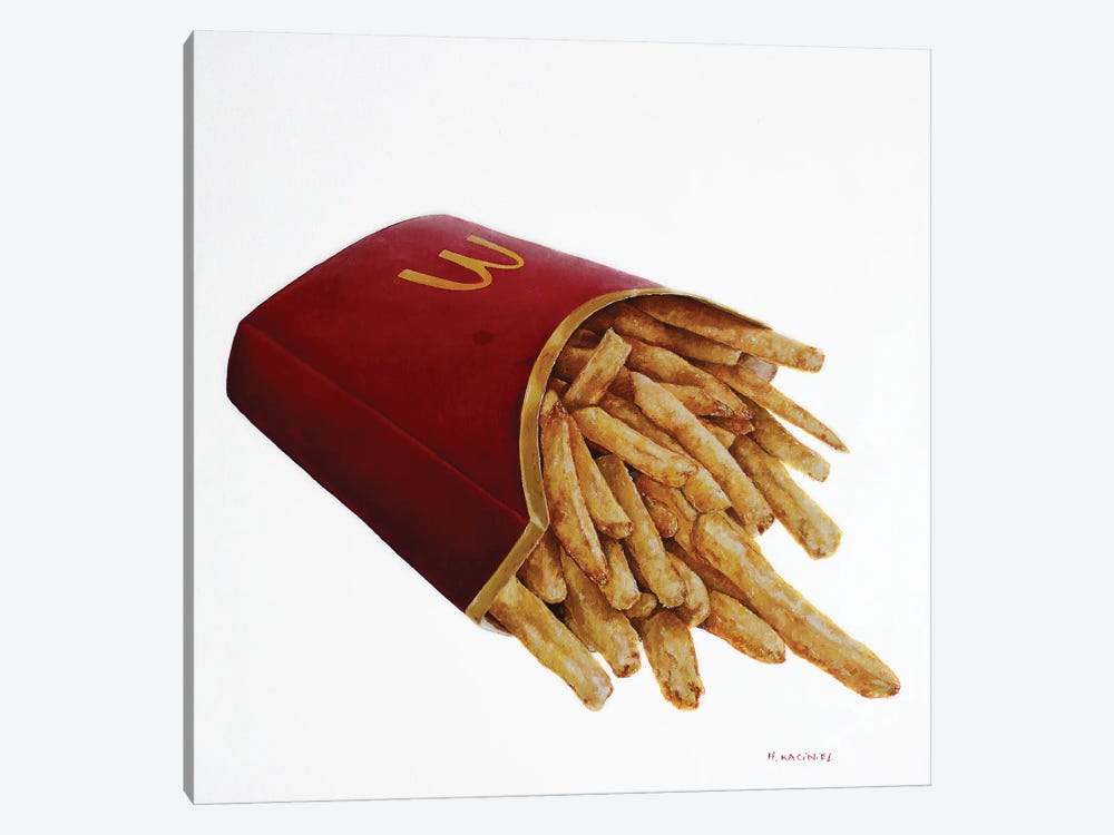 A Stack Of Chips by Hanna Kaciniel 1-piece Canvas Print