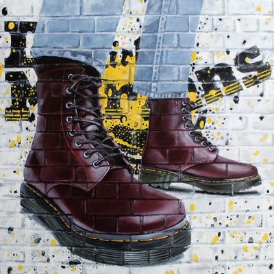 Teenage Kicks by Hanna Kaciniel framed canvas print