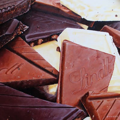 Swiss Blliss by Hanna Kaciniel framed canvas print