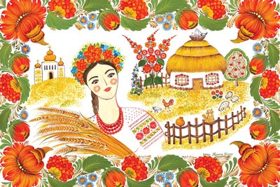 Countryside Romance by Halyna Kulaga canvas print