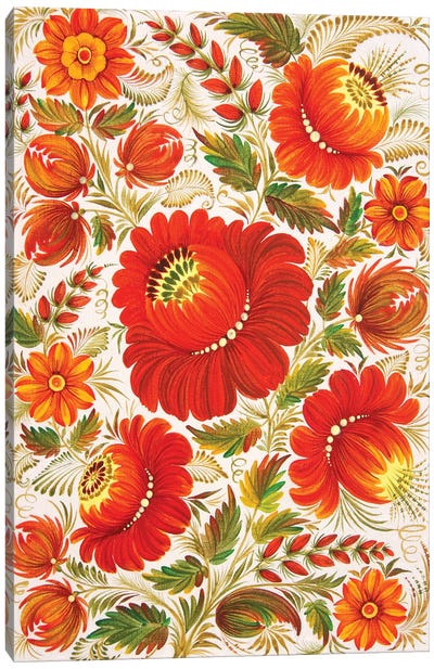 Flower Anneliese Canvas Art Print - Halyna Kulaga