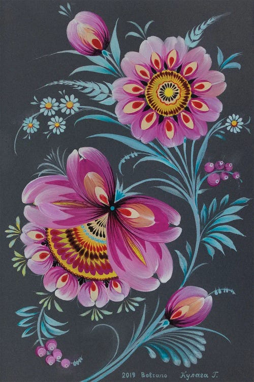 Exotique Love by Halyna Kulaga wall art