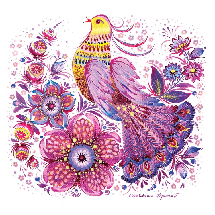 Pink Bird Of Hope