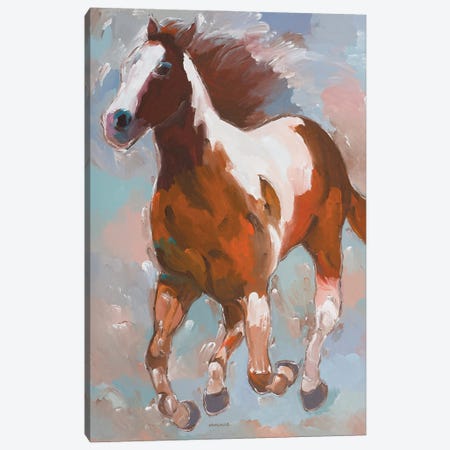 Painted Horse II Canvas Print #HKH61} by Hooshang Khorasani Canvas Art Print