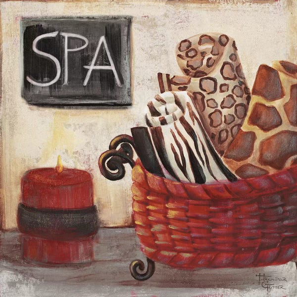 Calm: Red Jungle Spa I by Hakimipour-Ritter