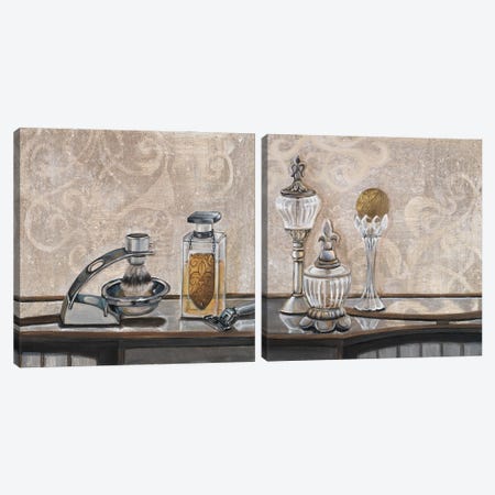 Vanity Diptych Canvas Print Set #HKR2HSET001} by Hakimipour-Ritter Canvas Artwork