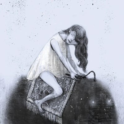 Charcoal V Riding Hazy by Hiroyuki Kurava metal wall art