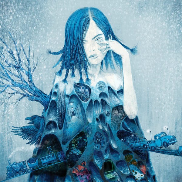 Steampunk: Indigo II Halls by Hiroyuki Kurava