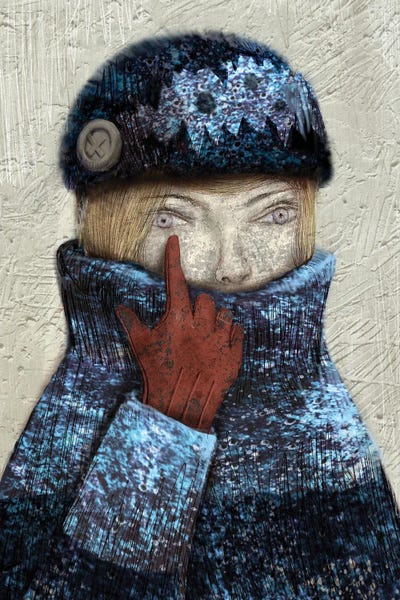 Indigo III Eye by Hiroyuki Kurava multi panel art