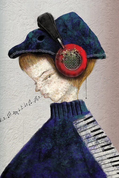 Indigo X Music by Hiroyuki Kurava wall art
