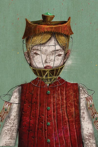 Whimsical Steampunk: Maroon VI Caged Cap by Hiroyuki Kurava